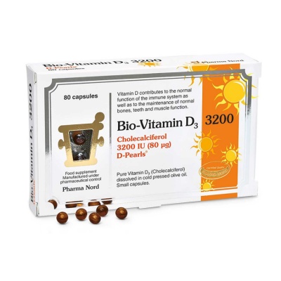 Pharma Nord Bio Vitamin D3 3200iu 80 Caps